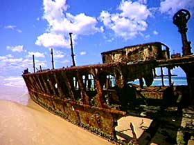 Maheno Shipwreck - Tourism Noosa 0