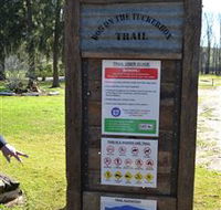 Dog on the Tucker Box Recreational Trail - Tourism Noosa