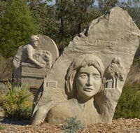 Heritage Sculptures at Pensioners Hill Lookout - Tourism Noosa