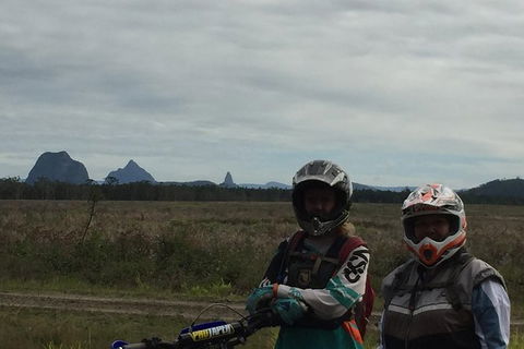 One Day Guided Dirt Bike Tour In The Magnificent Glasshouse Mountains Forests. - Tourism Noosa 5