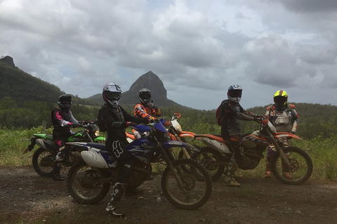 One Day Guided Dirt Bike Tour In The Magnificent Glasshouse Mountains Forests. - Tourism Noosa 2