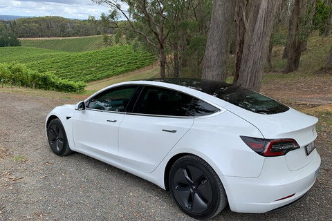 Adelaide Airport Departure Transfer In A Tesla Model3 EV - Tourism Noosa 2