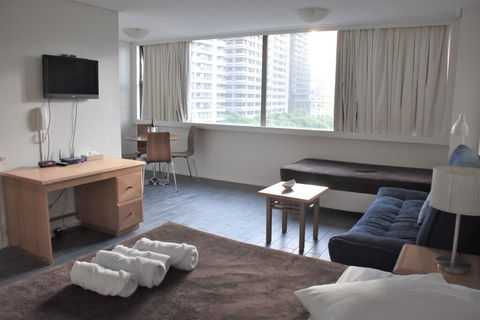 Accommodation Sydney City Centre - Hyde Park Plaza Park View College Street Studio Apartment - Tourism Noosa 0