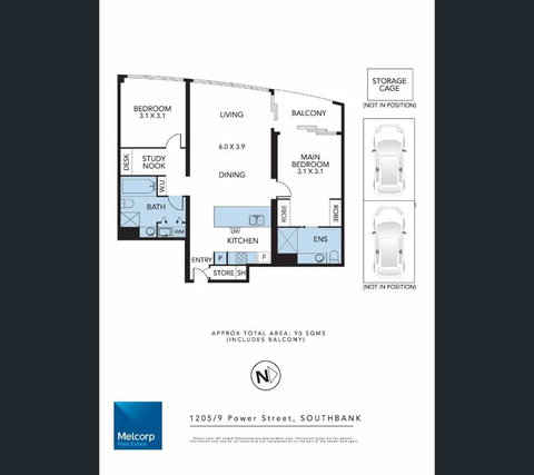 Luxury 2B2B 2 Tandem Carparks Prima Pearl Southbank Next To Casino & City - Tourism Noosa 1