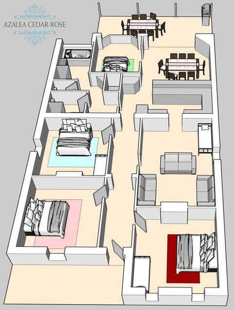 Azalea Cedar-Rose Barossa Valley Villa - Tourism Noosa 3