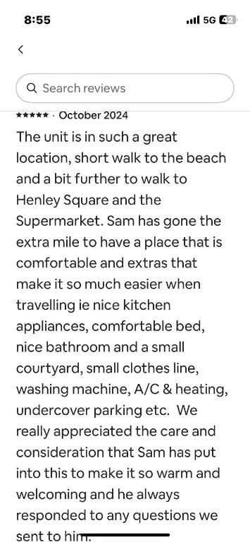 Sams Henley Beach Garden Unit - Tourism Noosa 1
