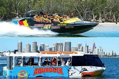 Express Jet Boat Ride + Aquaduck - Tourism Noosa 3