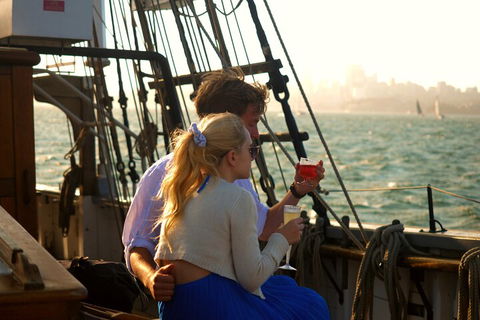 Sydney Harbour Tall Ship Wine & Canapes Evening Cruise - Tourism Noosa 1
